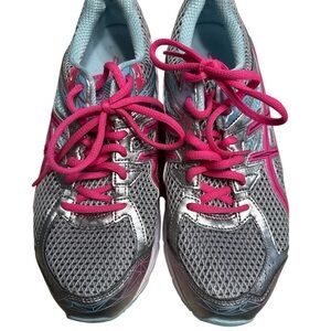 Asics Women's mint and Pink Running Shoes